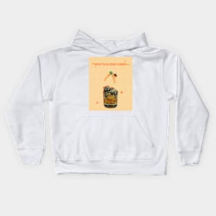 New Year First Drink Kids Hoodie